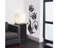 INDIGOS WG30255-22 Wandtattoo w255 Blume Tulpe Pflanze Wandaufkleber 120 x 55 cm, gelb