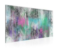 Bilder Abstrakt Wandbild 100 x 40 cm Vlies - Leinwand Bild XXL Format Wandbilder Wohnzimmer Wohnung Deko Kunstdrucke Bunt 1 Teilig - MADE IN GERMANY - Fertig zum Aufhängen 019012c