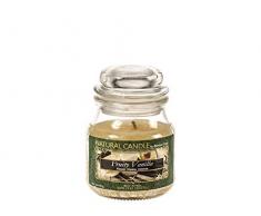Nature Candle 166836 Duftkerze Fruity Vanilla, 100% Vegetalwachs, 90 g, Assortito, 1s