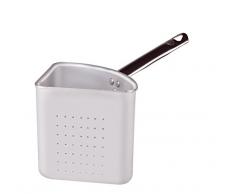 Agnelli Töpfe Sieb Gewürznelke, Fonds, aus Aluminium, mit Griff aus Edelstahl, Silber