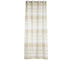 SARAYO Vorhang Polyester 135 x 270 cm, Natur, 135 x 270 cm