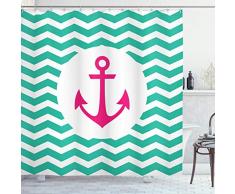 Ambesonne Madame Butterfly Badezimmer Dusche Vorhang, Textil, Multi 39, 69W x 75L