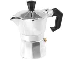 Home Mokita Kaffeemaschine, Kunststoff, Schwarz/Dekoriert, Halbe Tasse