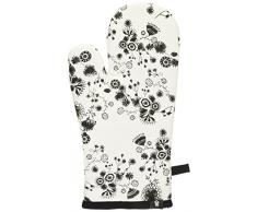 Mimex Miss Blackbirdy Flower Ofenhandschuh, 16 x 31 cm