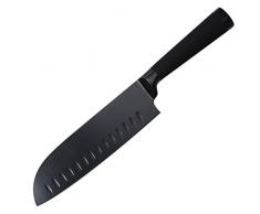Bergner Santokumesser Black Blade Edelstahl, 17,5 x 30 x 30 cm