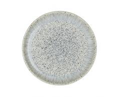 Denby Halo Frühstücksteller, 21 cm, Schwarz