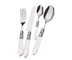 Bugatti ALC1T-S4265 Aladdin Besteckgarnitur, 49-teilig, Tafelservice, Stahl/ABS, 52 x 37,5 x 16 cm