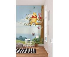 Komar Disney Fototapete Winnie Pooh Tree | Größe: 184 x 254 cm (Breite x Höhe) | Baby, Tapete, Kinder, Wand, Kinderzimmer, Dekoration - 4-4116