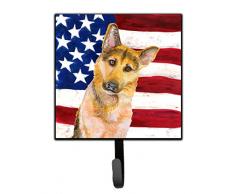 Caroline s Treasures Deutscher Schäferhund # 2 Vaterländischen Wandhaken, Multicolor, S