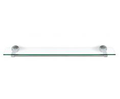 blomus 68923 Areo Handtuchablage, Edelstahl, glas, 76 x 24 x 6 cm