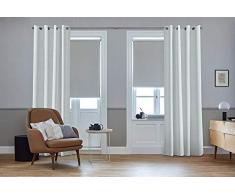 SG Home Ösenvorhang nach Maß türkis, 265L/140W, Orna verfügbar - Andere Größen verfügbar