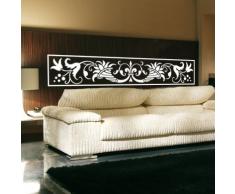 INDIGOS 4052166045131 Wandtattoo w274 Ornament Bumen Wandaufkleber 96 x 15 cm, braun