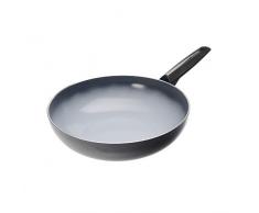 Moneta Azul Finegres Wok 28 cm, Aluminium, grau