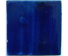 Color y Tradicion Mexikanische Fliesen, gebürstet, Blaue Farbe, Talavera, mexikanisch, handbemalt, 100 Stück