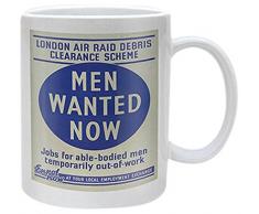 empireposter IWM - Imperial War Museum - Men Wanted Now - Keramik Tasse - Größe Ø8,5 H9,5cm