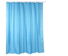 TATAY 5520100 - Duschvorhang, Polyester, Blau, 180 x 200 cm