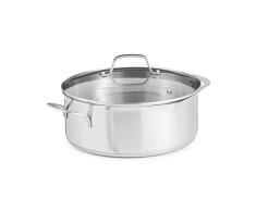 Calphalon Classic Stainless Steel Cookware, Dutch Oven, 5-quart