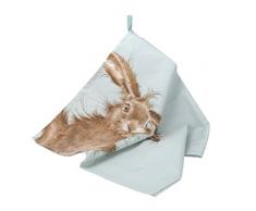 Wrendale Hase Geschirrtuch, mehrfarbig