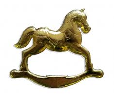 Walter Kunze Design Schaukelpferd Dresden gold