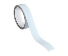 WENKO Anti-Rutschband, rutschfestes Klebeband für Badewannen, Fliesen & Stufen, besonders beständig und sicher, leichte Montage, 2,5 cm x 5 m zuschneidbar, aus transparentem Kunststoff