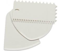 KAISER Teigschaber Set 3-teilig PÂTISSERIE Kuchengarnierer Teigspachtel Teigspachtel eckig spülmaschinengeeignet