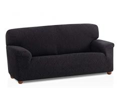 Bartali Stretch Sofahusse Aitana - Farbe Schwarz - 2 Sitzer (von 110 bis 150 cm)