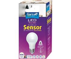 Garza - Reiher LED mit Sensor Mikrowelle Lampe E27, 10 W, violett