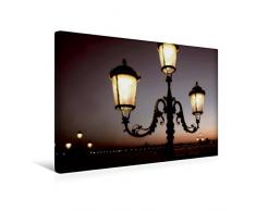 Premium Textil-Leinwand 45 x 30 cm Quer-Format Alte Laterne | Wandbild, HD-Bild auf Keilrahmen, Fertigbild auf hochwertigem Vlies, Leinwanddruck von Simone Wunderlich