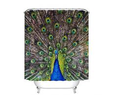 Fangkun Dusche Vorhang – Wasserdicht, Seife, und Schimmelresistent – Maschinenwaschbar – Dusche Haken Sind Enthalten 72 x 72 inches Yl112#