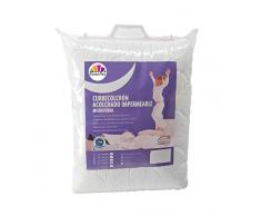 ForenTex Reversible Matratzenschoner, atmungsaktiv, Spannbetttuch, Mikrofaser, Schneeweiß, 150 x 190/200 cm