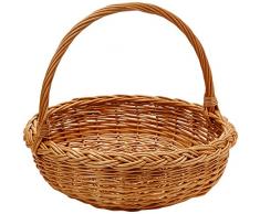 Prestige Wicker Kleines Weidenkorb mit Griff, Natur