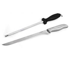 FACKELMANN September 2-teilig und messerschärfer Messer, Stahl, Silber