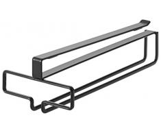 Yamazaki Tower unter Schrank Regal Wein Glas Aufhänger, schwarz