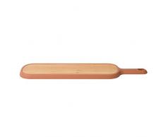 Berghoff Leo Lange Bambus Holz Küche Schneidebrett mit Griff, braun, 44 x 10 cm