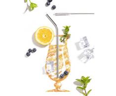 chg 3456-00 Trinkhalme gebogen EasyDo, 18/8 Edelstahl