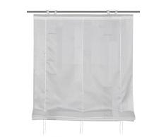 Home Fashion Bändchenrollo, Polyester, Natur