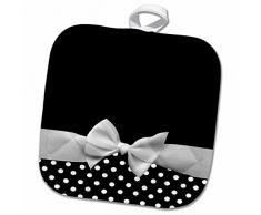 3dRose Topflappen, weiß, 20,3 x 20,3 cm