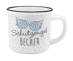 Gruss und Co 45776 Kaffeetasse Schutzengel, New Bone China Porzellan, 35 cl