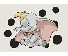 Disney Wandbild von Komar | Dumbo Dots Landscape | Kinderzimmer, Babyzimmer, Dekoration, Kunstdruck | Größe 70x50cm (Breite x Höhe) | ohne Rahmen | WB027-70x50