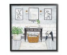 Stupell Industries Wandbild im Landhaus-Stil, gerahmt, 30,5 x 30,5 cm, Design von Künstler Yellow Café