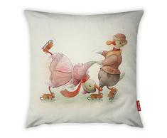 Bonamaison Dekorativ Kissenhülle, Kissenbezug, Zierkissenbezug, Wohnkultur, Für Sofa, Kaffeestube, Größe: 45X45 cm - Entworfen und hergestellt in der Türkei