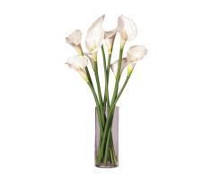 Vickerman azf11102 weiß Callas Kunstpflanze, weiß, 24
