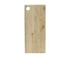 Servierbrett aus Kiefernholz, unlackiert, für Kunst- und Bastelarbeiten Rechteck Rectangle kiefer