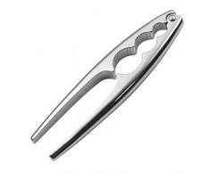 PEDRINI Gadget Nussknacker verchromt A 3 Schritte, Zamak, Silber