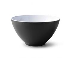 Zeal G217T Salatschüssel, zweifarbig, 26 cm, Dunkelgrau, Melamin