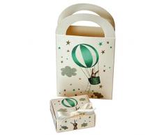 Compack Happy Fashion Hase Schmuckkästchen für Kinder, Aquamarin, Federmäppchen, 65 x 55 x 25 mm/Tasche: 95 x 35 x 160 mm, 24