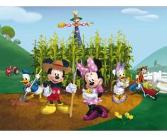 AG Design FTDXXL 2217 Disney Mickey Mouse Minnie, Papier Fototapete Kinderzimmer- 360x255 cm - 4 teile, Papier, multicolor, 0,1 x 360 x 255 cm