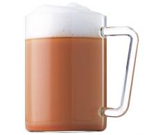 Borosil Classic Grande XL Beer Krüg 500 ml 2er Set aus Borosilikatglas