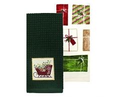 St. Nicholas Square Schlitten Küche Handtuch Flaschensauger.