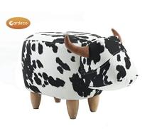 Gardeco Lulu Fußhocker Kuh
